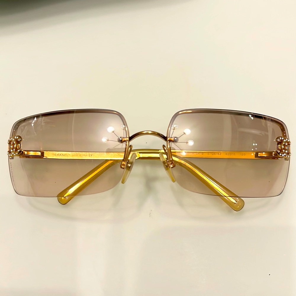 Chanel rectangular sunglasses